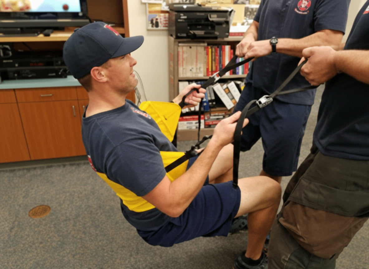 Doty Belt Medical Model 4-Belt Patient Handling Kit with Badger Skin M1 Slider System