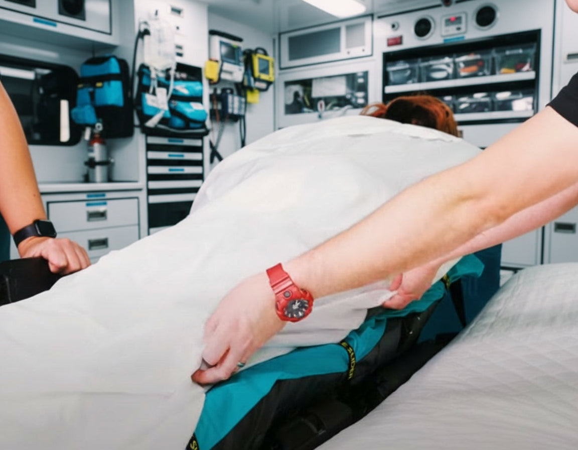 Doty Belt Medical Model 4-Belt Patient Handling Kit with Badger Skin M1 Slider System