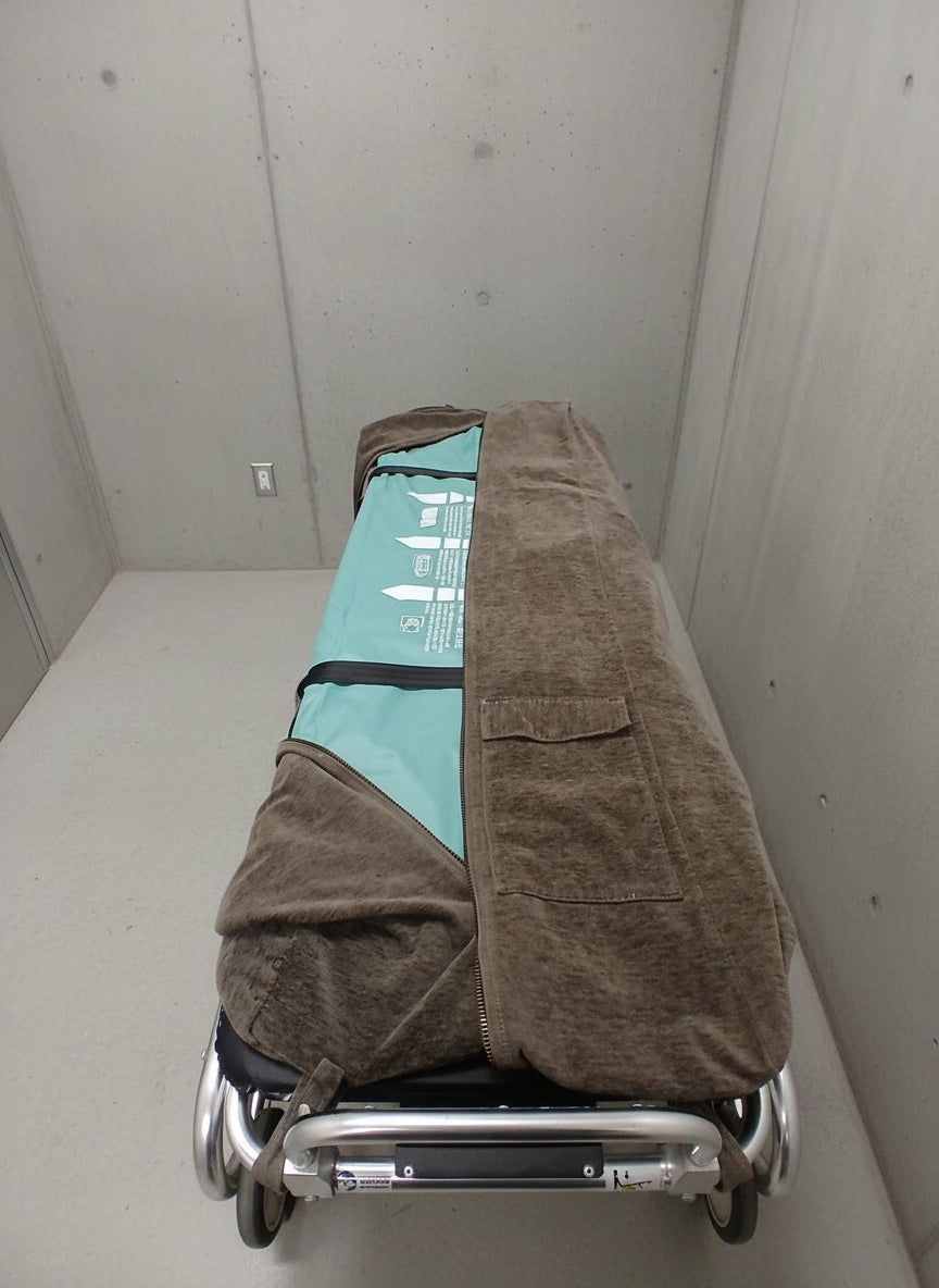 M1 Patient Slippery Slider for Mortuary Cot Stretcher compatible with full zip Stretcher Cover by Badger Skin™