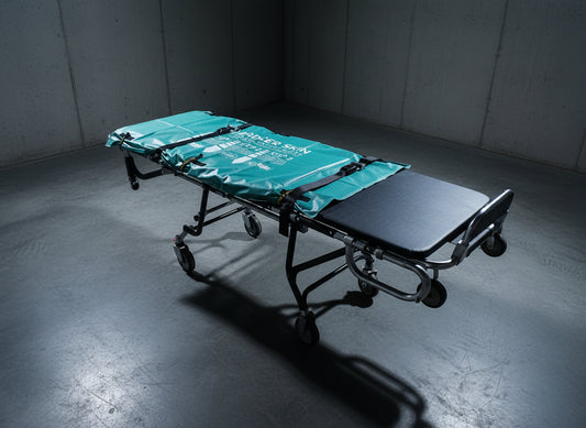 M2 Patient Slider for Mortuary Cot Stretcher compatible with half zip Stretcher Cover by Badger Skin™