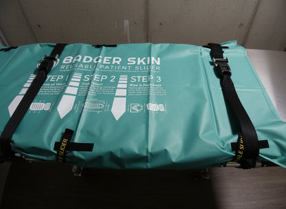 M2 Patient Slider for Mortuary Cot Stretcher compatible with half zip Stretcher Cover by Badger Skin™